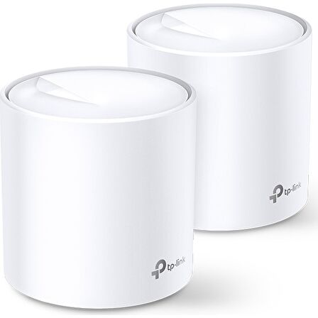  DECO X60(2-PACK) 3000MBPS 2.4 GHZ & 5 GHZ EV WI-FI SİSTEMİ INDOOR ACCESS POİNT/ROUTER