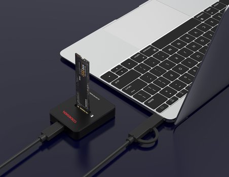 Codegen CDG-DOC-202 M.2 NVMe-NGFF SSD Docking Station Siyah SSD Kutusu
