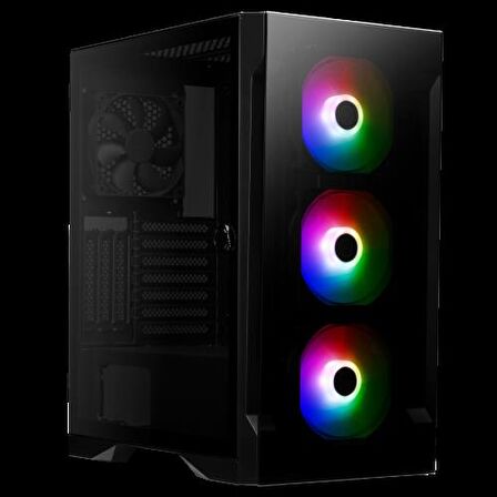 GAMDIAS TALOS E2 Elite, 500W, Tempered Glass, ARGB, ATX GAMING KASA