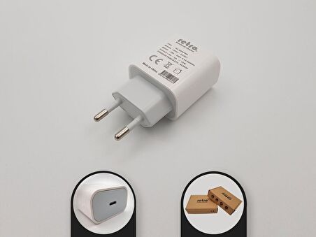  5V 3A 15W USB-C (Type C) Hızlı Şarj Adaptörü