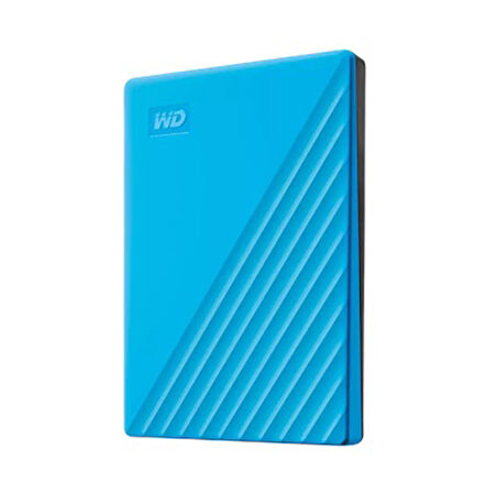 WD WDBYVG0020BBL-WESN, My Passport, 2TB, 2.5&quot;, USB3.2, Taşınabilir, Harici HDD, Mavi