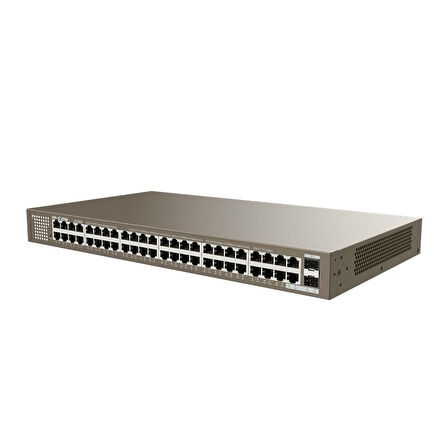 IP-COM G3350F 48 PORT GIGABIT + 2X10GB SFP UPLINK L2 CLOUD YÖNETİLEBİLİR RACKMOUNT SWITCH