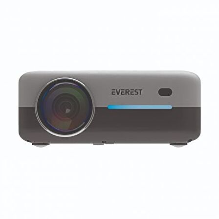 EVEREST PJ03, 300 ANSI, 1920X1080, 2xHDMI, 1xUSB, TF Soket, WiFi, Bluetooth, 30.000 Saat Led Ömrü, 3W Speaker, Android 9.0, FULL HD Projeksiyon