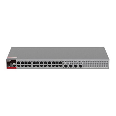  RG-S2915-24GT4MS-P-L 24 PORT 10/100/1000 24 PORT POE 4 X SFP 370 WATT YONETILEBILIR RACK MOUNT SWITCH