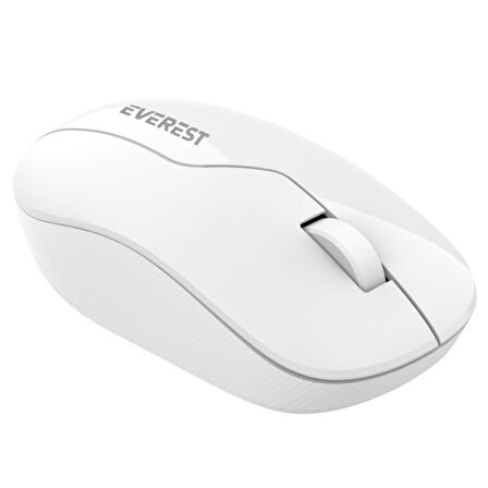 EVEREST SMW-973, Beyaz, USB Nano 2,4G Kablosuz, 1200dpi, Optik, 4 Tuşlu, Mouse