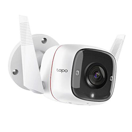  Tapo C310, 3,0Mpix, İç ve Dış Mekan, IP66, WiFi, 30Mt. Gece Görüşü, İki Yönlü Ses Güvenlik Kamerası