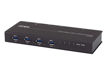  -us3344ı  4 x 4 USB 3.1 Gen1 USB Arayüzüne Sahip Cihazları Paylaştıran Endüstriyel Hub Switch