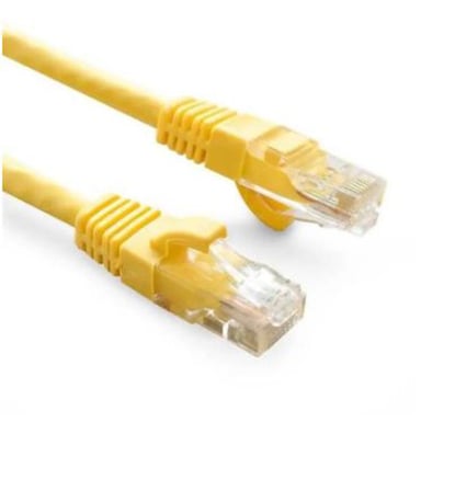 Ods Patch Cord CAT6 UTP LSZH Bakır Sarı 1 Metre