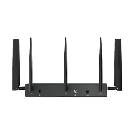 TP-Link ER706W-4G AX3000 Router Wi-Fi 6 Siyah 6 Port 2.4 - 5 Ghz 2800 Mbps 4G LTE IPSEC VPN