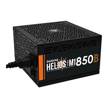 GAMDIAS HELIOS M1-850B, 850W, 80+ Bronze, Aktif PFC, GAMING, ATX, Power Supply (PSU)