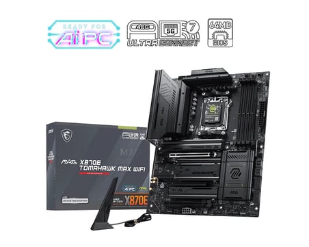 MSI MAG X870E Tomahawk Max AM5 DDR5 Wi-Fi 7 ATX Anakart