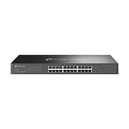 TP-LINK DS1024G 24-Port Gigabit Unmanaged Switch, Metal, Rack-mountable