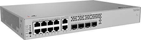 HUAWEI S220S 10PN4JX S220S 10PN4JX(8 10 100 1000BASE T PORTS (6 POE ) 2 10 100 1000 2 5GBASE T PORTS (POE ) 2 10GE SFP PORTS 2 2 5GE SFP PORTS 128 W POE BUILT IN AC POWER FANLESS)