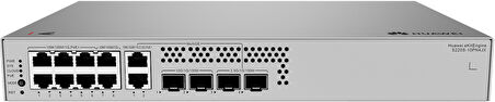 HUAWEI S220S 10PN4JX S220S 10PN4JX(8 10 100 1000BASE T PORTS (6 POE ) 2 10 100 1000 2 5GBASE T PORTS (POE ) 2 10GE SFP PORTS 2 2 5GE SFP PORTS 128 W POE BUILT IN AC POWER FANLESS)
