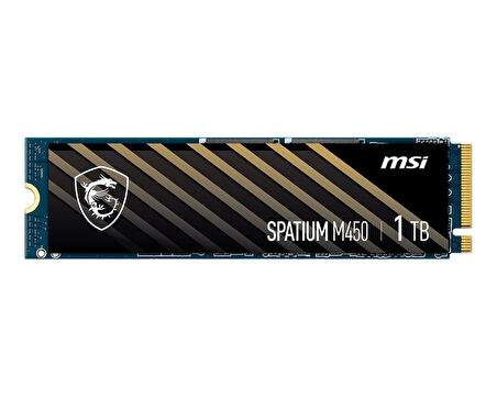MSI SSD SPATIUM M450 PCIE 4.0 NVME M.2 500GB V1 NVMe M.2 500GB R:3000 W:2000
