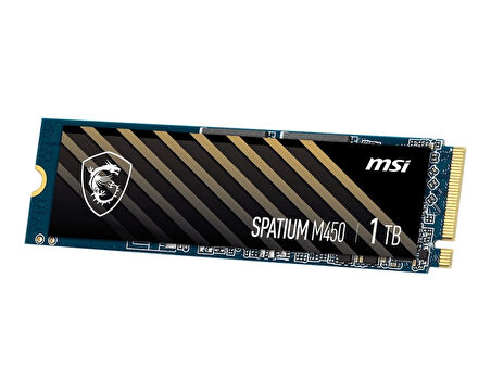 MSI SSD SPATIUM M450 PCIE 4.0 NVME M.2 500GB V1 NVMe M.2 500GB R:3000 W:2000
