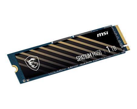 MSI SSD SPATIUM M450 PCIE 4.0 NVME M.2 500GB V1 NVMe M.2 500GB R:3000 W:2000
