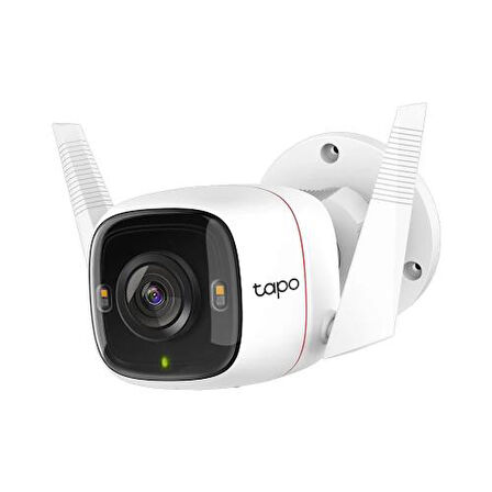  Tapo C320WS, 2K QHD, Dış Mekan, IP66, WiFi, Renkli Gece Görüşü, İki Yönlü Ses Güvenlik Kamerası