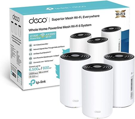  Deco PX50(3-pack) AX3000+G1500 WholeHomeWi