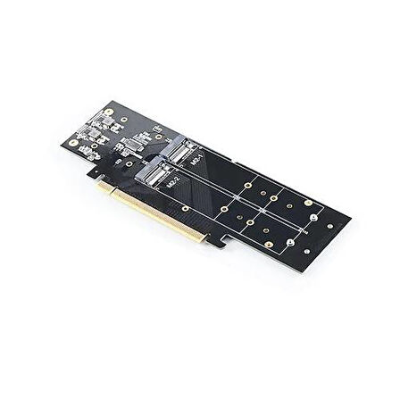  PCIe 4.0 x4 M.2 x16 Soğutuculu 4xNVMe Çevirici Ünite