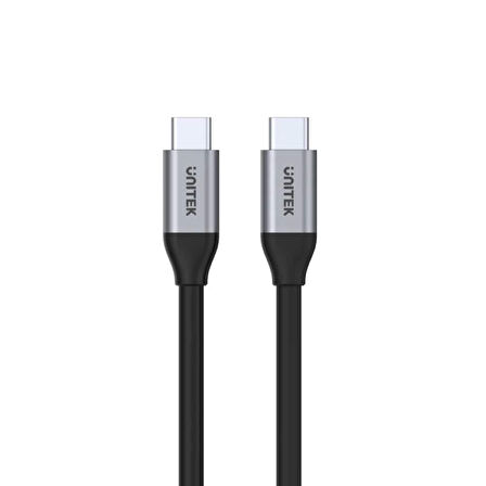 UNITEK USB-C 3.2 KABLO 1MT 10GBPS, 100W PD, 4K&60Hz (C14082ABK)