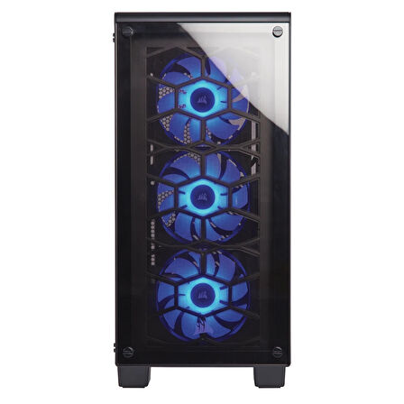 Corsair Crystal 460X RGB Fanlı Tempered Glass Pencereli ATX KASA (PSU YOK)
