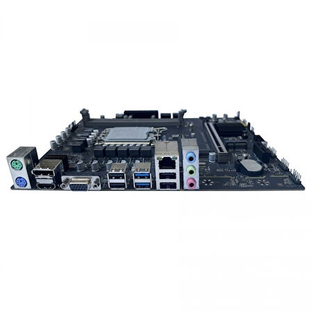 ARKTEK ALPHA FORCE, AK-H610M EG, 2xDDR4, M.2, D-SUB, HDMI, DP, 12-13.Nesil, LGA1700 Soket, Anakart