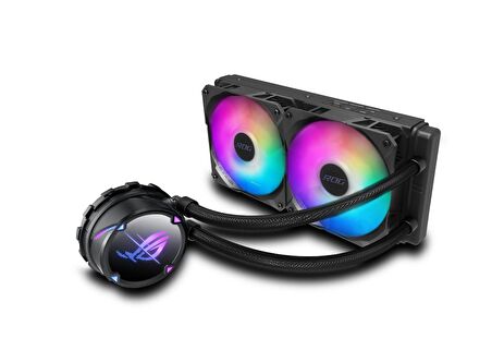 ASUS ROG STRIX LC II 240 ARGB V2 OLED AURA SYNC RGB 120MM ADRESLENEBİLİR RGB FAN SIVI CPU SOĞUTUCUSU V2