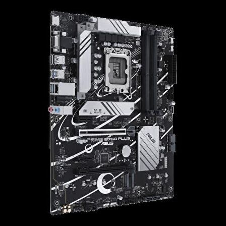 ASUS PRIME B760-PLUS, 4xDDR5, 3x M.2, D-SUB, HDMI, DP, Type-C, 12-13.Nesil, LGA1700 Soket, Anakart