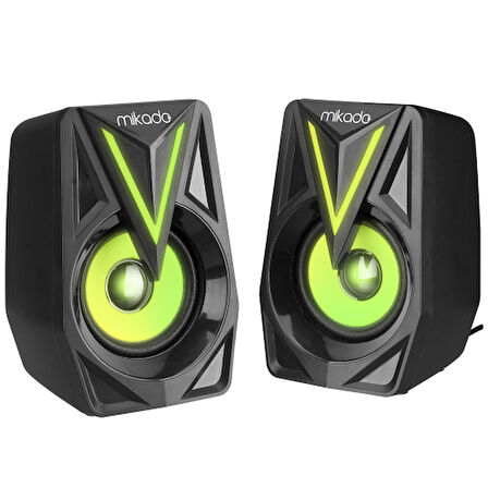  MD-S23 GLARE 1+1 3W RMS USB 2.0 SİYAH RGB HOPARLÖR