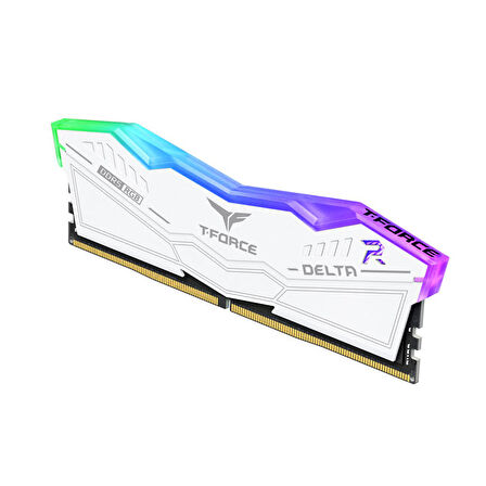  t-force delta rgb white 32gb(2x16gb) 7800mhz ddr5 cl38 gaming ram (ff4d532g7800hc38ddc01)