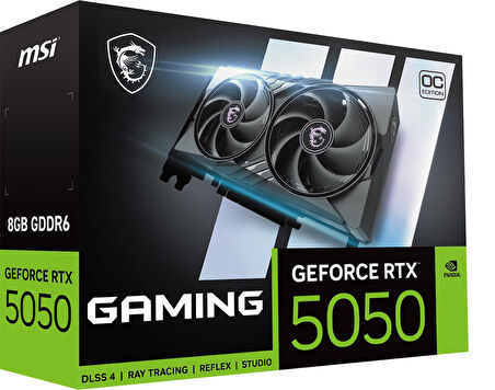 MSI VGA GEFORCE RTX 5050 8G GAMING OC RTX5050 8GB GDDR6 128B DX12 PCIE 5.0 X16 (3XDP 1XHDMI)
