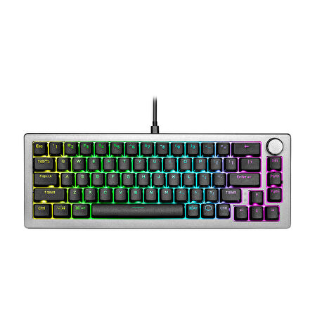 CM CK720 Siyah RGB KALIH Beyaz Switch %65 Mekanik Oyuncu Klavyesi - UK Layout