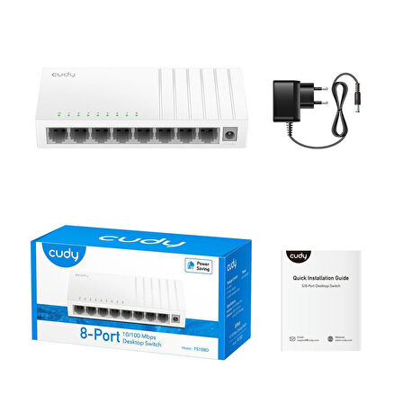FS108D_EU_V3.0 FS108D 8 Port 10/100Mbps Fast Ethernet Desktop Switch