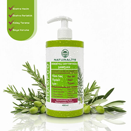Zeytinyağlı Biberiyeli Bakım Şampuanı 400 ml