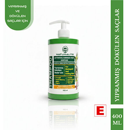 Zeytinyağlı Sarımsak Özlü Dökülme Karşıtı Şampuan 400 ml