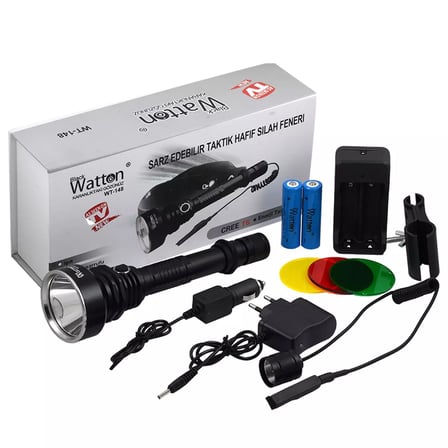 800 Lümen TX6 LED cı Feneri Güçlü Aydınlatma Uzun Menzilli Profesyonel Model WT-148