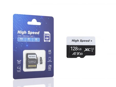128 Gb Microsdxc Hafıza Kartı U3 V30 A1 Class 10 Adaptörlü HS128GB