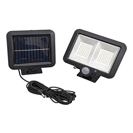 LED Güneş Enerjili Duvar Lambası - Geniş Alan Aydınlatmalı ve Sensörlü
