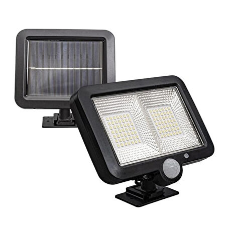 LED Güneş Enerjili Duvar Lambası - Geniş Alan Aydınlatmalı ve Sensörlü