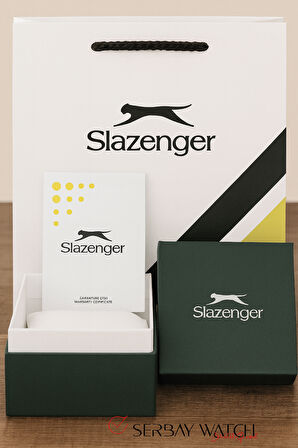 Slazenger SL.09.1829.2.05 Erkek Kol Saati | 45 mm Rosegold Kasa, Yeşil Silikon Kordon, Multifonksiyon