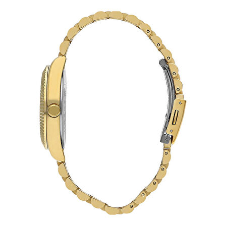 Slazenger SL.09.1947.4.09 Kadın Kol Saati | 35 mm Altın Renk Kasa, Koyu Mavi Kadran