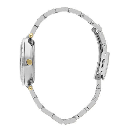 Slazenger SL.09.2286.4.05 Kadın Kol Saati | 32 mm Çelik Kasa, Gümüş & Altın Renk, Takvimli Tasarım