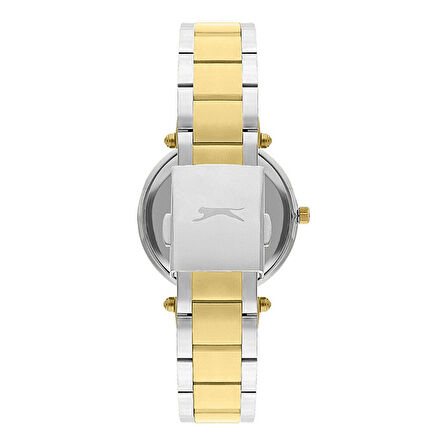 Slazenger SL.09.2286.4.05 Kadın Kol Saati | 32 mm Çelik Kasa, Gümüş & Altın Renk, Takvimli Tasarım