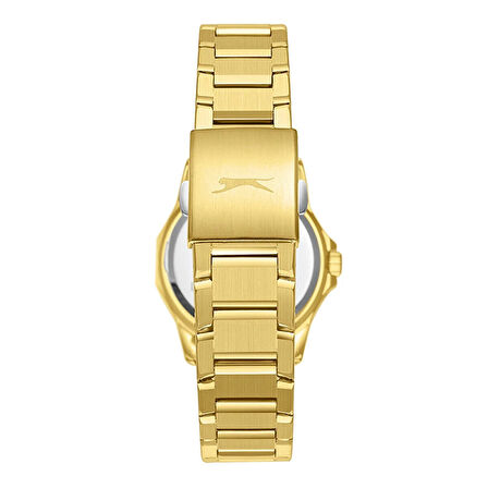 Slazenger SL.09.2406.4.08 Kadın Kol Saati | Işıltılı Taşlı Kadran & Altın Sarısı Spor Şıklık