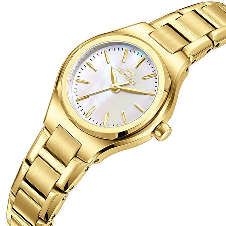 Slazenger SL.09.2474.3.02 Kadın Kol Saati | 24 mm İnci Kadranlı Altın Şıklığı
