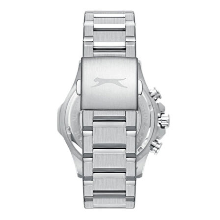 Slazenger SL.09.2482.2.04 Erkek Kol Saati | Sarı Detaylı 44 mm Çelik Güç ve Fonksiyonellik