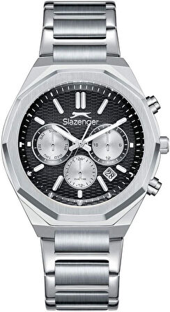 Slazenger SL.09.2503.2.01 Erkek Kol Saati | Çelik Güç, Siyah Sportif Şıklık