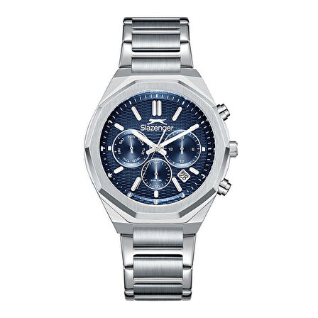 Slazenger SL.09.2503.2.02 Erkek Kol Saati | Çelik Kasada Mavi Sportif Güç