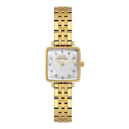 Slazenger SL.09.2507.3.02 Kadın Kol Saati | Taş Detaylı Altın Şıklığı